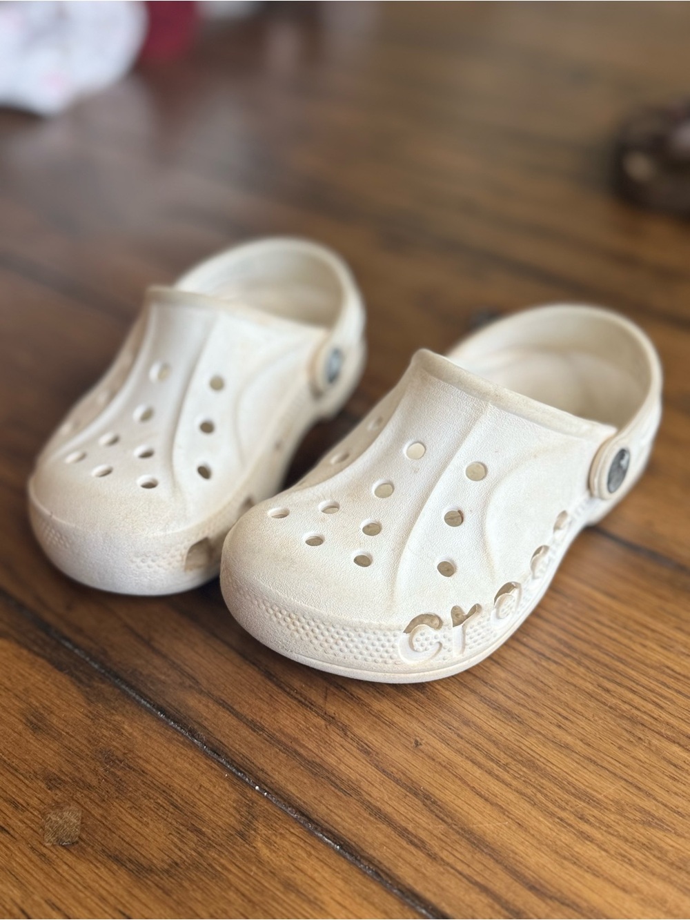 Kids Ivory Crocs